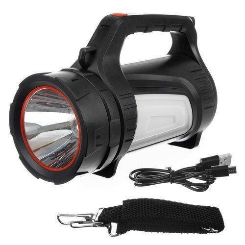 Фонарь-прожектор світлодіодний 12526 з ручкою + ремінь + функція powerbank W_1465