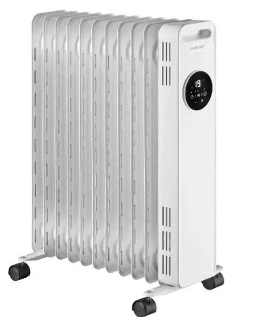 Масляний радіатор Concept RO3411 з LED-дисплеєм 11 секцій 3 режими 2300 Вт Білий (RO3411)