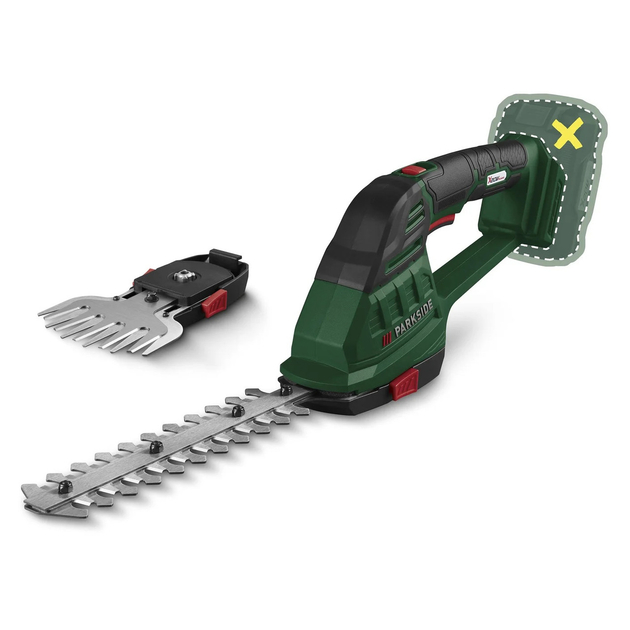 Аккумуляторні ножиці для трави і кущів Parkside Без аккумулятора і зарядного (PAGS 20-Li A1)