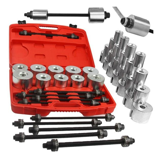 Съемник резиновых втулок Mar-Pol M80445 27 предметов + пластиковый кейс (M80445)