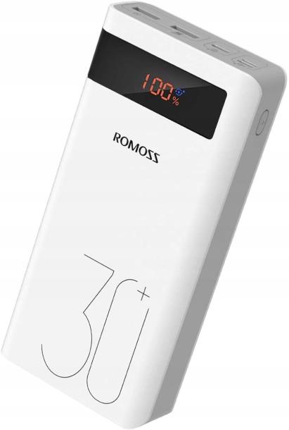 Повербанк Romoss 30000mAh 30W Білий