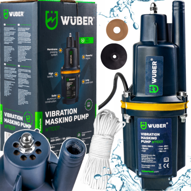 Дренажный насос для чистой воды Wuber 460Вт 1080л/ч (Польша)