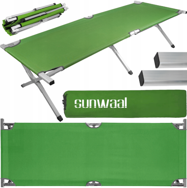 Полєва кровать Sunwaal 100кг зелена (Польща)