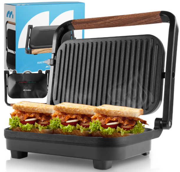 Електрогриль контактний MalTec SM1500W 1500Вт (Польща)