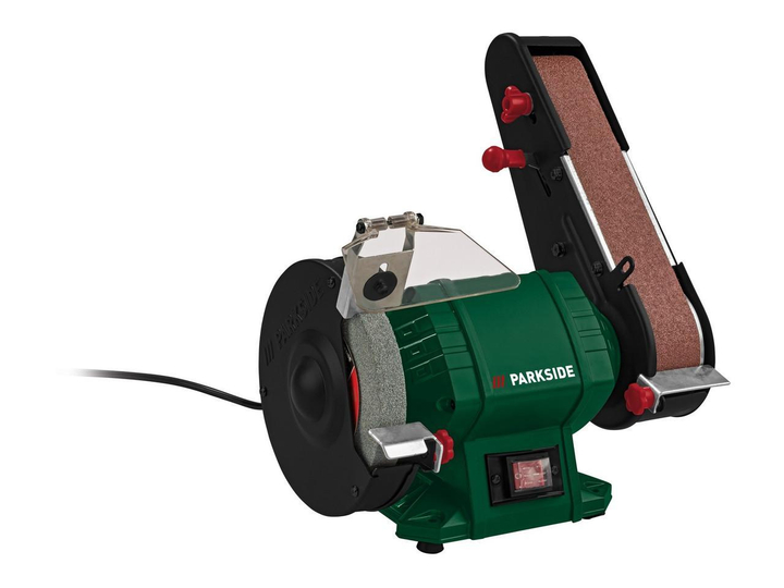 Ленточно-дисковий шліфувальний верстат PARKSIDE PSBS 240 C2 (240 Вт, 2980 об/хв)