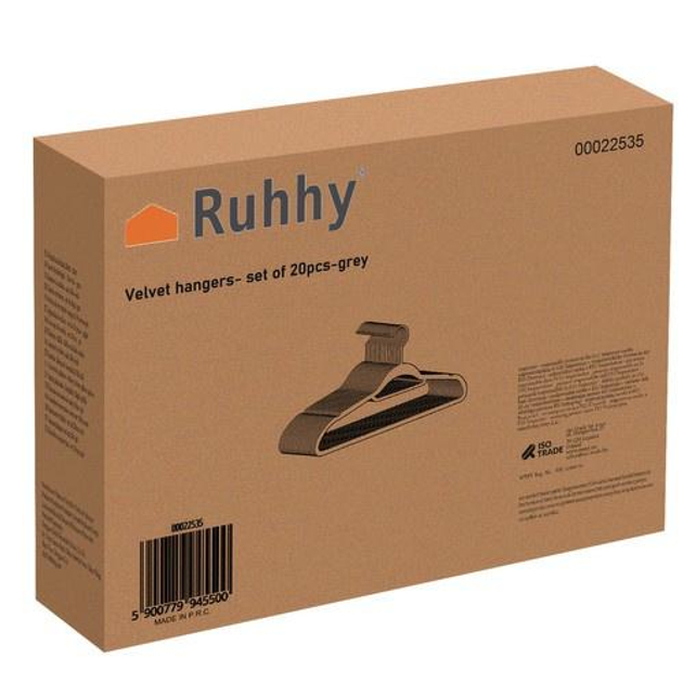 Набор вешалок для одежды, 20 шт. Ruhhy 22536/n