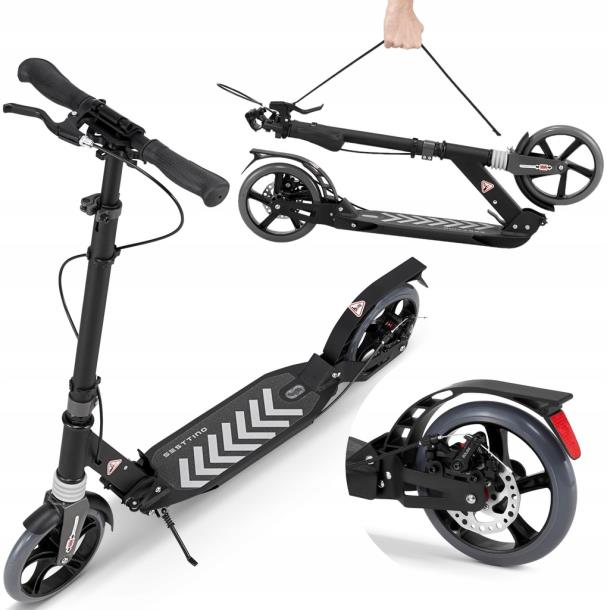 Самокат двухколесный Sesttino Shiro Grey