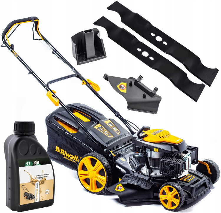 Газонокосарка бензинова RIWALL 51см 9в1 (Чехія)