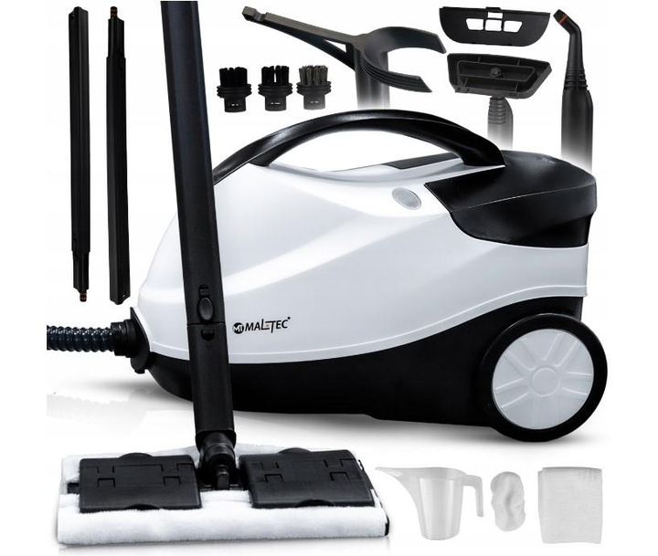 Парочиститель з повним набором аксесуарів Maltec 109844 HDS7000W-PRO 4 бар 1,6 л 2000 Вт