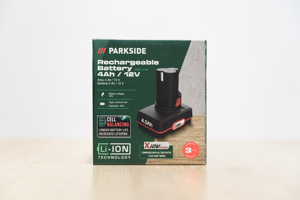 Акумулятор Parkside PAPK 12 B4 Потужний акумулятор 4Ah Акумулятор 12В