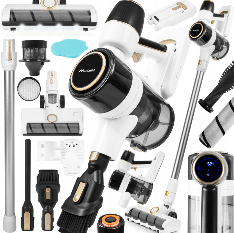 Вертикальний пилосос MalTec TURBOCYCLONE PRO1000 350Вт (Польща)