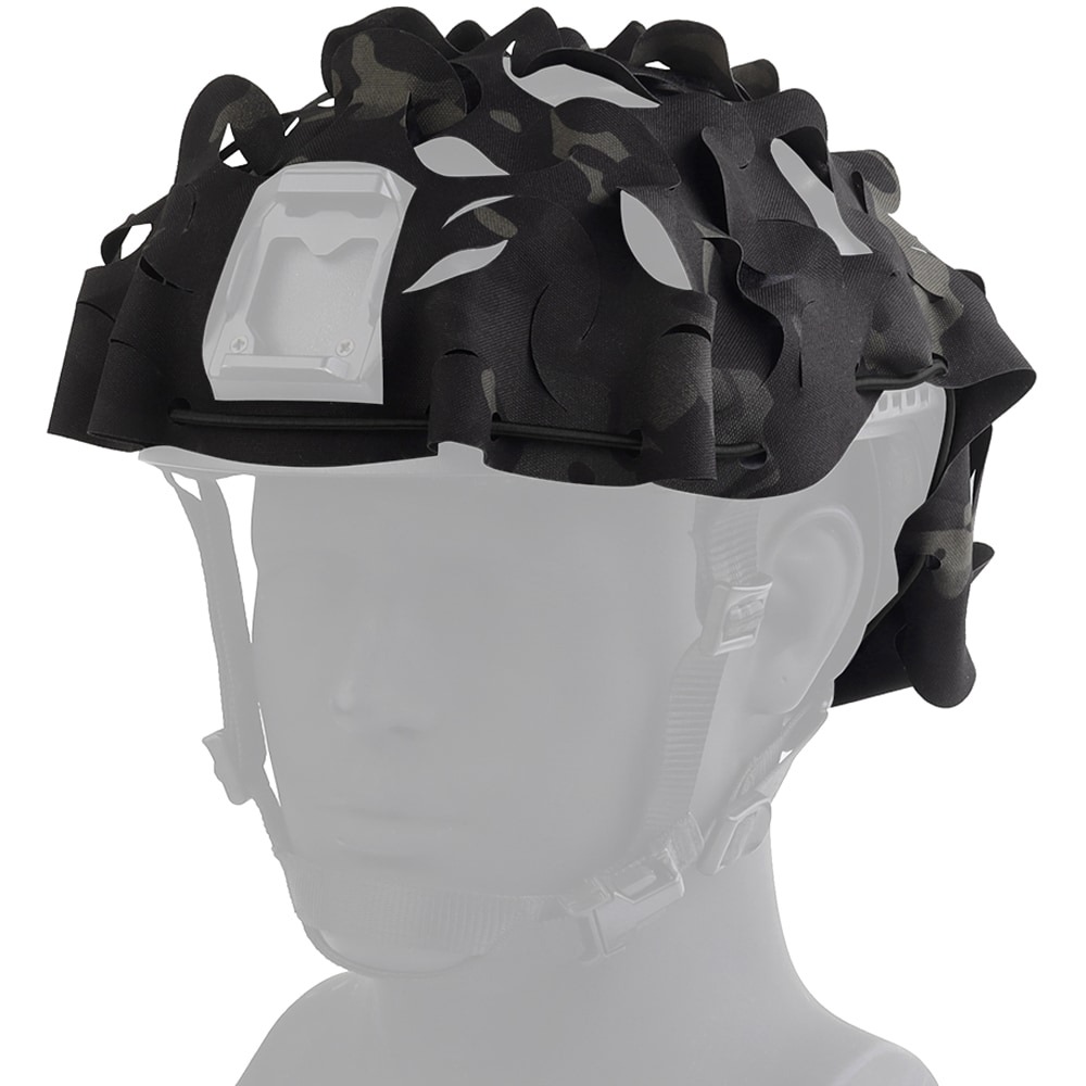 Універсальна маскувальна сітка для шолома Wosport Laser Cut Cover - MultiCam Black (044625)