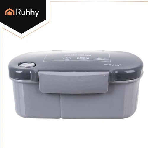 Ланчбокс, контейнер для їжі 800 мл сірий Ruhhy 26169/n