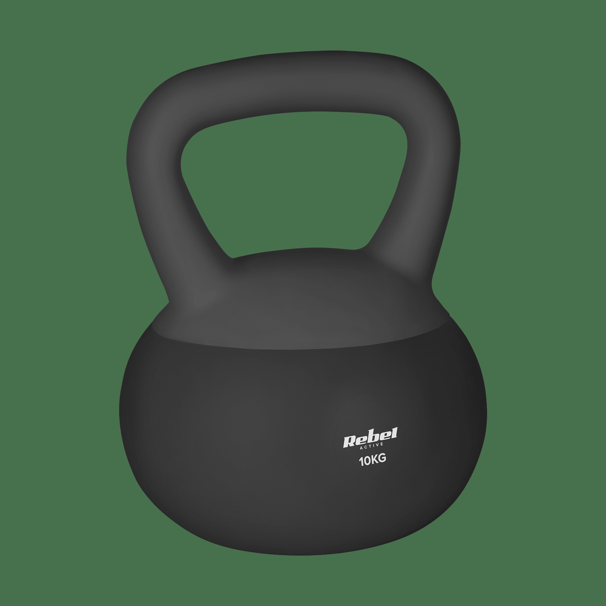 М'яка вінілова гиря Rebel ACTIVE 10 кг із піщаним наповнювачем для силових тренувань